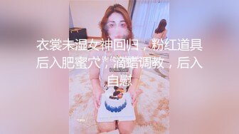 衣裳未湿女神回归，粉红道具后入肥蜜穴，滴蜡调教，后入自慰