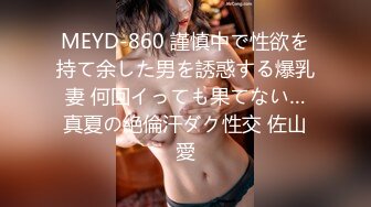 MEYD-860 謹慎中で性欲を持て余した男を誘惑する爆乳妻 何回イっても果てない…真夏の絶倫汗ダク性交 佐山愛