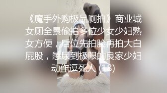 《魔手外购极品厕拍》商业城女厕全景偸拍多位少女少妇熟女方便，后位先拍脸再拍大白屁股，憋尿到极限的良家少妇动作逗死人 (18)