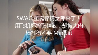 SWAG 圣诞榨精女郎来了！用飞机杯搾取精液，却被大肉棒插得不要 Minicat