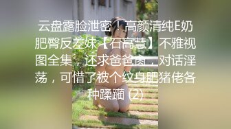 云盘露脸泄密！高颜清纯E奶肥臀反差妹【石高慧】不雅视图全集，还求爸爸肏，对话淫荡，可惜了被个纹身肥猪佬各种蹂躏 (2)